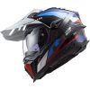 LS2 MX701 EXPLORER CARBON FRONTIER adventure helma černá/modrá